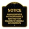 Signmission Management Is Not Responsible for Theft or Damage to Vehicles or Contents, A-DES-BG-1818-23877 A-DES-BG-1818-23877 - alternate 1